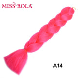 MISS ROLA 24Inch Glowing Twist Braids Braiding Hair Extensions Jumbo Braids Ombre Synthetic Hair Support Wholesale Kanekalon - Presidential Brand (R)