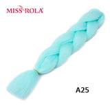 MISS ROLA 24Inch Glowing Twist Braids Braiding Hair Extensions Jumbo Braids Ombre Synthetic Hair Support Wholesale Kanekalon - Presidential Brand (R)