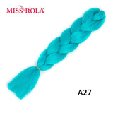 MISS ROLA 24Inch Glowing Twist Braids Braiding Hair Extensions Jumbo Braids Ombre Synthetic Hair Support Wholesale Kanekalon - Presidential Brand (R)