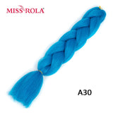 MISS ROLA 24Inch Glowing Twist Braids Braiding Hair Extensions Jumbo Braids Ombre Synthetic Hair Support Wholesale Kanekalon - Presidential Brand (R)
