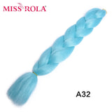 MISS ROLA 24Inch Glowing Twist Braids Braiding Hair Extensions Jumbo Braids Ombre Synthetic Hair Support Wholesale Kanekalon - Presidential Brand (R)