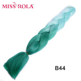 MISS ROLA 24Inch Glowing Twist Braids Braiding Hair Extensions Jumbo Braids Ombre Synthetic Hair Support Wholesale Kanekalon - Presidential Brand (R)
