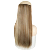 MERISI HAIR 5 Clips Synthetic Hair Long Straight Clip In Hair Extensions False Hair Black Hair Pieces for Women - Presidential Brand (R)