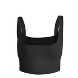 Women's Top Fashion Knitted Cotton Tank Crop Tops Lingerie Underwear Streetwear Vest Cropped Tee - Presidential Brand (R)