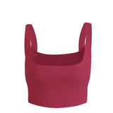 Women's Top Fashion Knitted Cotton Tank Crop Tops Lingerie Underwear Streetwear Vest Cropped Tee - Presidential Brand (R)