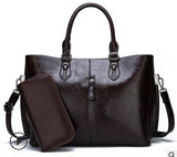 Genuine Leather Bag Handbags Women's Shoulder New Female Leather Handbag Women Bucket Bags Designer High Quality Hollow C821 - Presidential Brand (R)