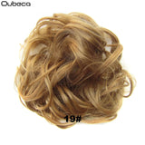 Oubeca Synthetic Flexible Hair Buns Curly Scrunchy Chignon Elastic Messy Wavy Scrunchies Wrap For Ponytail Extensions For Women - Presidential Brand (R)