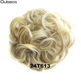 Oubeca Synthetic Flexible Hair Buns Curly Scrunchy Chignon Elastic Messy Wavy Scrunchies Wrap For Ponytail Extensions For Women - Presidential Brand (R)
