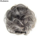Oubeca Synthetic Flexible Hair Buns Curly Scrunchy Chignon Elastic Messy Wavy Scrunchies Wrap For Ponytail Extensions For Women - Presidential Brand (R)