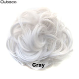 Oubeca Synthetic Flexible Hair Buns Curly Scrunchy Chignon Elastic Messy Wavy Scrunchies Wrap For Ponytail Extensions For Women - Presidential Brand (R)
