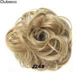 Oubeca Synthetic Flexible Hair Buns Curly Scrunchy Chignon Elastic Messy Wavy Scrunchies Wrap For Ponytail Extensions For Women - Presidential Brand (R)