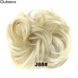 Oubeca Synthetic Flexible Hair Buns Curly Scrunchy Chignon Elastic Messy Wavy Scrunchies Wrap For Ponytail Extensions For Women - Presidential Brand (R)