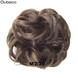 Oubeca Synthetic Flexible Hair Buns Curly Scrunchy Chignon Elastic Messy Wavy Scrunchies Wrap For Ponytail Extensions For Women - Presidential Brand (R)
