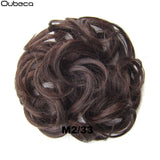 Oubeca Synthetic Flexible Hair Buns Curly Scrunchy Chignon Elastic Messy Wavy Scrunchies Wrap For Ponytail Extensions For Women - Presidential Brand (R)