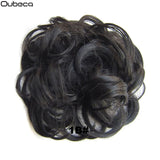 Oubeca Synthetic Flexible Hair Buns Curly Scrunchy Chignon Elastic Messy Wavy Scrunchies Wrap For Ponytail Extensions For Women - Presidential Brand (R)