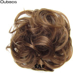 Oubeca Synthetic Flexible Hair Buns Curly Scrunchy Chignon Elastic Messy Wavy Scrunchies Wrap For Ponytail Extensions For Women - Presidential Brand (R)