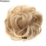 Oubeca Synthetic Flexible Hair Buns Curly Scrunchy Chignon Elastic Messy Wavy Scrunchies Wrap For Ponytail Extensions For Women - Presidential Brand (R)