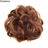 Oubeca Synthetic Flexible Hair Buns Curly Scrunchy Chignon Elastic Messy Wavy Scrunchies Wrap For Ponytail Extensions For Women - Presidential Brand (R)