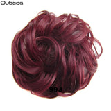 Oubeca Synthetic Flexible Hair Buns Curly Scrunchy Chignon Elastic Messy Wavy Scrunchies Wrap For Ponytail Extensions For Women - Presidential Brand (R)