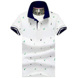 Mens Short Sleeve Polo Shirt with Deers - Presidential Brand (R)