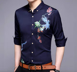 Mens Long Sleeve Pattern Shirt - Presidential Brand (R)