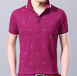 Mens Printed Short Sleeve Polo Shirt - Presidential Brand (R)
