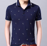 Mens Printed Short Sleeve Polo Shirt - Presidential Brand (R)