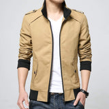 Mens Two Tone Casual Zipper Jacket - Presidential Brand (R)