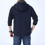Mens Zip Up Jacket with Removable Hood - Presidential Brand (R)