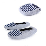 Slippers Women Flat Fashional Breathable Navy Stripe Casual Shoes - Presidential Brand (R)