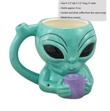 Alien Head  Pipe Mug