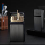 Ladies 20 Plastic Cigarette Case With Lengthened 5.5 Thin Cigarettes