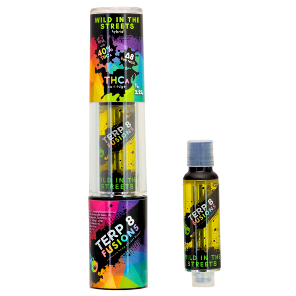 Wild in the Streets 2.25g THCA + D8 Live Resin Cartridge | Terp 8