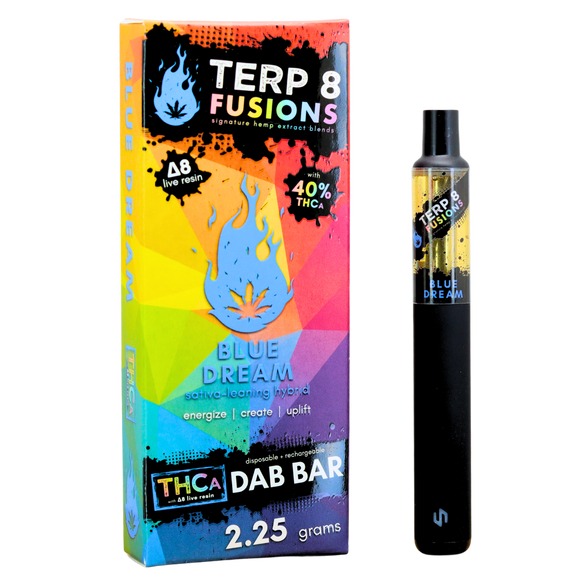 2.25-Gram Blue Dream THCA + D8 Live Resin Disposable Dab Bar