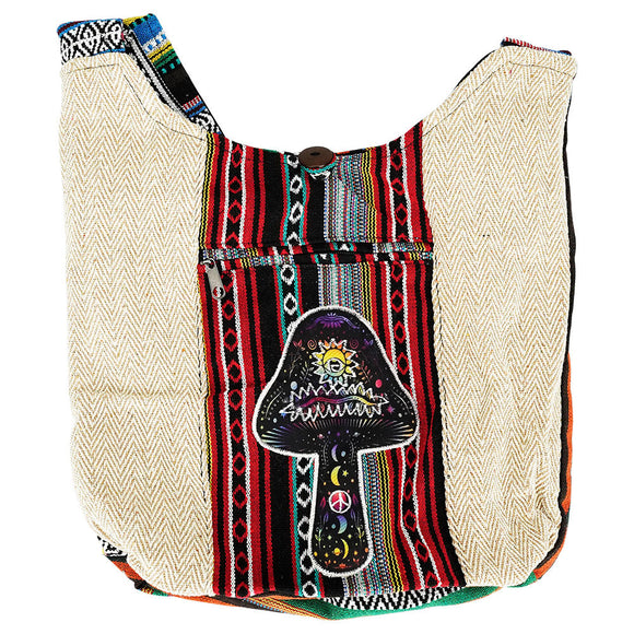 ThreadHeads Southwest Style Astral Mushroom Sling Bag - 15