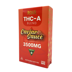 Roar THC-A Blend Disposable Vape 3500MG - Caviar Sauce (Indica)