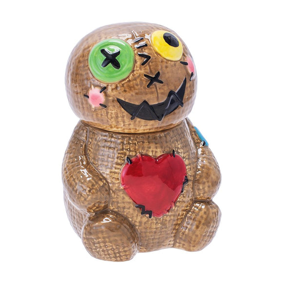 Fujima Voodoo Doll Ceramic Stash Jar - 4.5