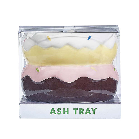 Donut Ceramic Ashtray - 2.75