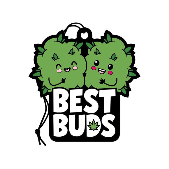 Wood Rocket Car Air Freshener - Best Buds / Pine Scent / 3.5