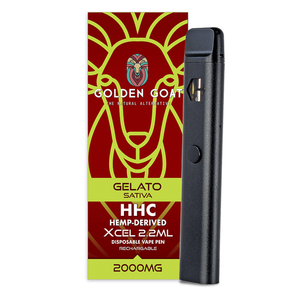 HHC Vape Device, 2000mg, Rechargeable/Disposable - Gelato
