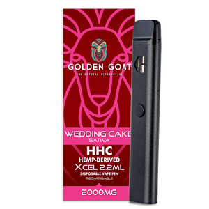 HHC Vape Device, 2000mg, Rechargeable/Disposable - Wedding Cake