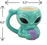Alien Head  Pipe Mug