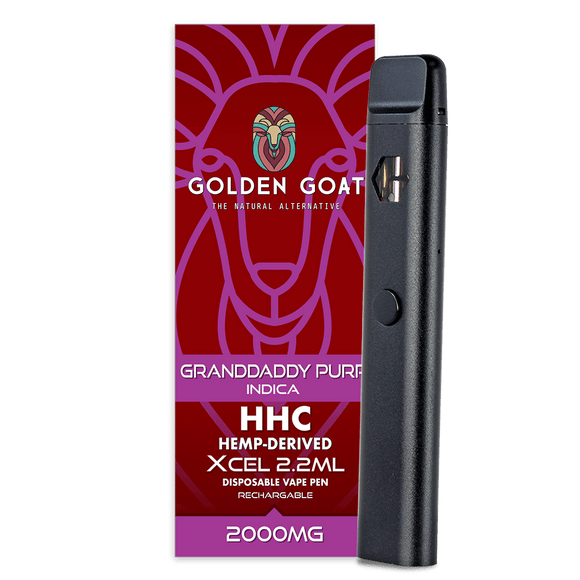 HHC Vape Device, 2000mg, Rechargeable/Disposable - Grand Daddy Purp