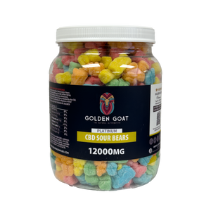CBD Platinum Gummies - Sour Bears 12000MG