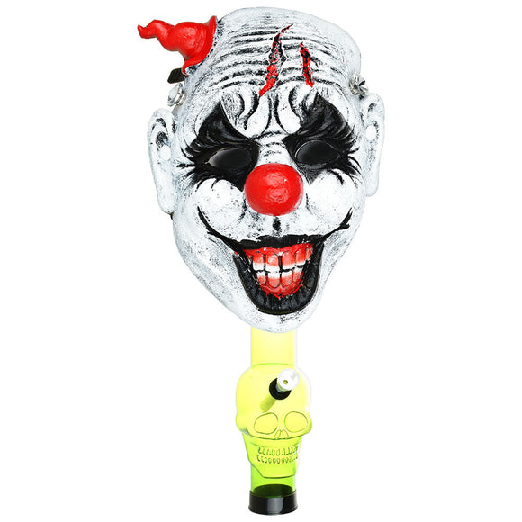 Creepy Clown Gas Mask w/ Acrylic Water Pipe - 8