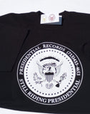 PRESIDENTIAL RECORDS - Presidential Seal Vintage 1998 "Still Riding Presidential" White and Black