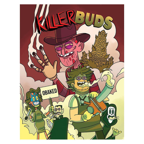Wood Rocket Killer Buds Adult Coloring Book - 8.5