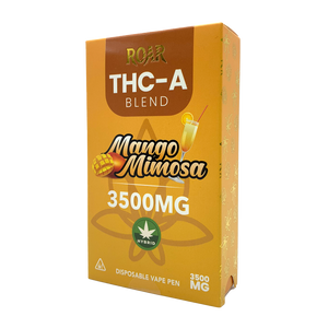 Roar THC-A Blend Disposable Vape 3500MG - Mango Mimosa (Hybrid)