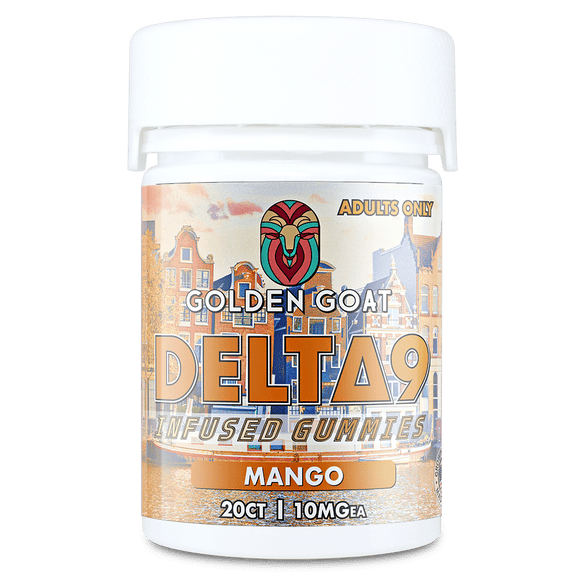 Delta 9 Infused Gummy Squares – Mango