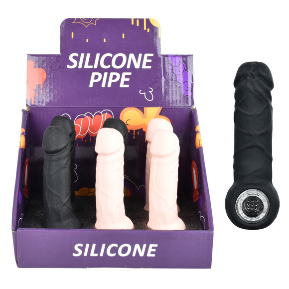 Penis Silicone Hand Pipe - 5.25